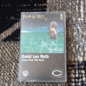 4/$30 David Lee Roth - Crazy From The Heat Casette Tape